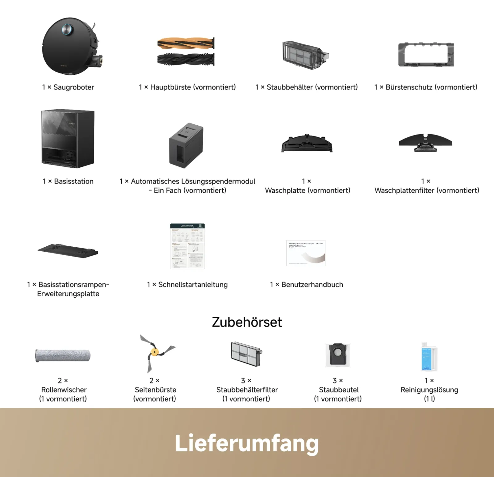 DREAME Aqua20 Pro Ultra Roller – Alles dabei, sofort startklar